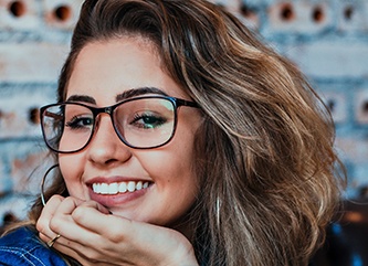 Young woman with an attractive smile