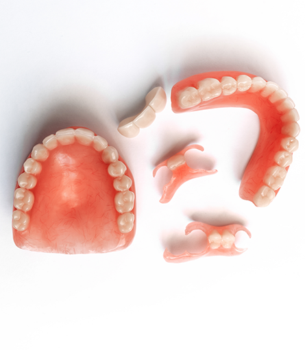 Multiple full and partial dentures in Dix Hills