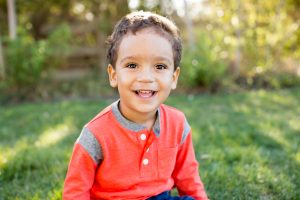 portrait of a smiling boy